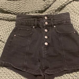 High waisted size 6 black wild fable shorts